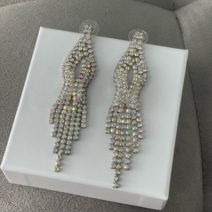 Dangly Diamond Earrings